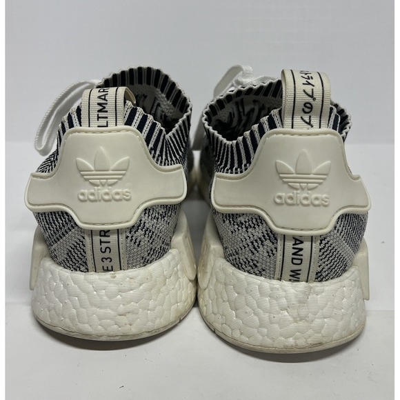 Adidas NMD R1 PK Primeknit White Black Zebra Camo Size‎ 9.5. BA8600 main image 10